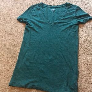 navy green merona v-neck
